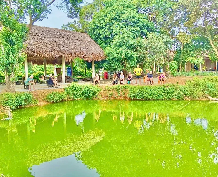 Làm du lịch trên những hố bom